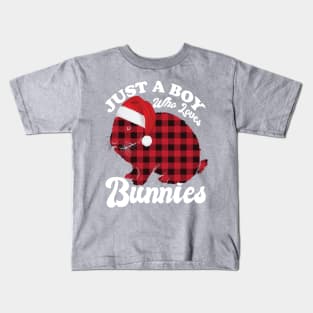 Just a boy who loves Bunnies Kids T-Shirt